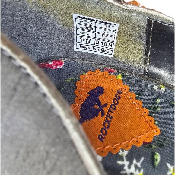 Rocket Dog Gray Peep Toe Twist D'Orsay Heel Pumps Size 10 Ownitts - Picture 6 of 7